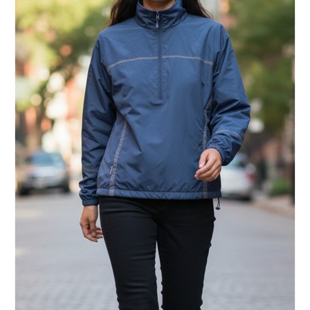 North End Pullover Jacket Women's Size Large Half Zip Softshell Blue New w/Tag